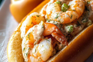 Shrimp Roll (Shrimp Salad Recipe for Sandwiches)